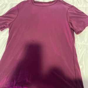 Burgundy lululemon shirt